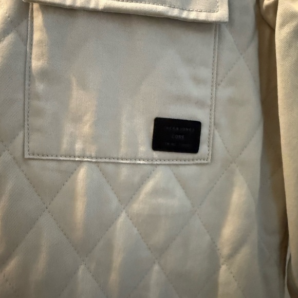Men’s Jack & Jones Tan Lightweight Shirt Jacket - Picture 2 of 7